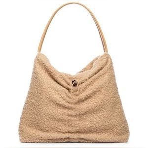 STAUD Felix Doe Sherpa Tote Bag